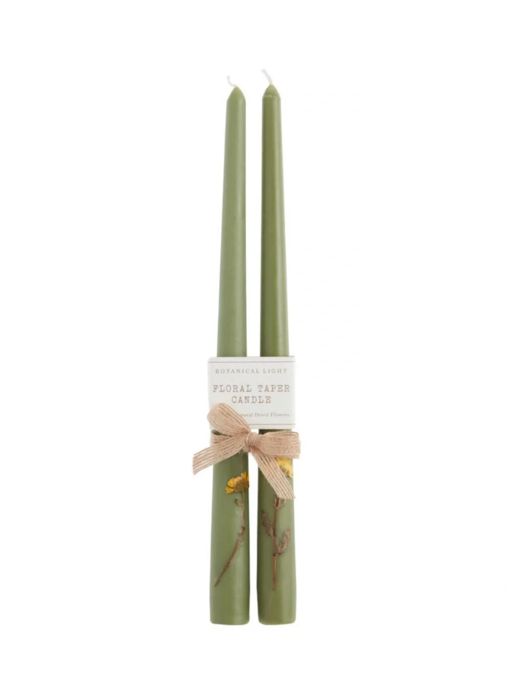 Pressed Flower Candlesticks